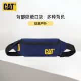 卡特（CAT）腰包胸包手机包斜挎包户外轻运动单肩包挎包潮男礼物83615 蓝色