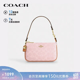 蔻驰（COACH）【品牌直供】女士NOLITA经典标志单肩手提包尘粉色CDW31