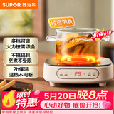 苏泊尔（SUPOR）电陶炉煮茶电磁炉家用电磁炉灶新型迷你小型简易大功率速热轻音火锅围炉煮茶炉C10-CS15