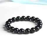 石头记（istone）黑玛瑙手链男女款水晶手串10MM新中式生日礼物送女友