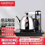 金灶（KAMJOVE）半自动上水电热水壶保温一体茶台烧水壶多功能恒温电茶炉 家用泡茶壶套装茶具 T-25A 1L