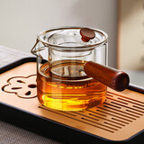西多米泡茶壶茶水分离侧把玻璃煮茶电陶炉专用高硼硅小型烧水分茶器具