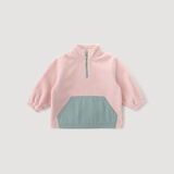 巴厘小猪（BALIPIG）男童卫衣秋冬季加厚保暖婴幼儿衣服女童加绒衫宝宝儿 虾玉粉 110 cm