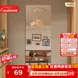 安尔雅 穿衣镜高清超白全身镜子无框粘贴墙卧室客厅试衣镜家用浴室镜7