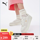 彪马（PUMA）厚底鞋粉色增高休闲松糕鞋女款新款夏季CARINA395093 灰色-灰色-金色-02 36