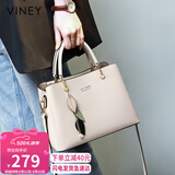 viney牛皮包包女包斜挎妈妈包大容量单肩手提老婆生日520送女朋友礼物