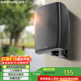 威斯汀吸顶音响家庭影院壁挂式音箱 定压喇叭B05黑色一个 学校商用超市店铺公共广播/峰值功率30W