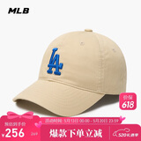 MLB帽子男女款棒球帽软顶鸭舌帽休闲运动帽520礼物3ACP6601N-07BGS-F
