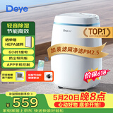 德业（Deye）除湿机/抽湿机 除湿量12升/天 家用轻音吸湿器地下室干燥机干衣机低功耗手机智控DYD-E12A3