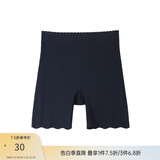 纤莉秀大码女装防走光不卷边安全裤丝滑轻薄无痕裸感打底裤春新款1730 黑色 4XL
