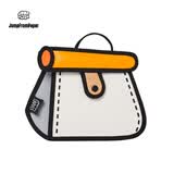 JumpFromPaper生日礼物蛋糕包二次元2D漫画手提包斜挎包女款单肩包女包2026新款 橘色