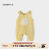 babylove宝宝背带裤春秋外穿连体裤超萌可爱休闲长裤洋气婴儿裤子