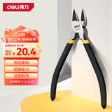 得力（deli）防滑水口钳水口剪电子剪塑料斜口钳电工剪6英寸剪电线钳子应急