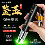魔铁（MOTIE）照玉石手电筒强光365nm紫光灯专用珠宝翡翠灯鉴定荧光剂检测验钞