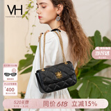 VANESSA HOGAN VH女包茵然软包轻奢通勤菱格小香风斜挎单肩包生日520礼物送女友