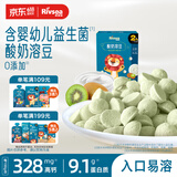禾泱泱酸奶溶豆猕猴桃味18g 高钙高蛋白入口易溶好吞咽宝宝零食