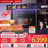 凯度（CASDON）凯度26年度新品ZRpro 二代 双热风2.0 陶瓷内胆 家用嵌入式微蒸烤箱 大容量58L SR58FDF25-ZRPro