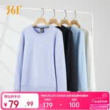 361°卫衣女春夏季外套运动休闲套头衫宽松圆领长袖上衣662334801D-10