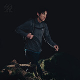 KOLON SPORT/可隆户外软壳衣 男接触凉感UPF50+防风夹克 深灰DA L