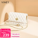 viney包包女包牛皮链条包轻奢百搭单肩斜挎包生日礼物高级感送女友老婆