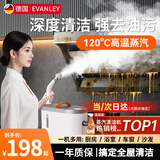 EVANLEY德国高压高温蒸汽清洁机厨房油烟机空调清洗机家电家用一体机多功能清洗工具全屋清洁神器 全屋清洁机雪山白