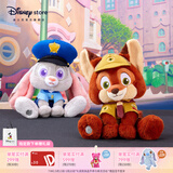 迪士尼（Disney）疯狂动物城童趣回归系列朱迪尼克毛绒玩偶挂件结婚礼物压床娃娃 朱迪尼克玩偶组合赠礼袋/童趣回归系列