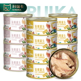 科瑞卡 猫咪零食罐头鸡胸肉金枪鱼白肉牛肉汤罐 金枪鱼牛肉+浓汤鸡丝各6罐