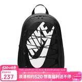 耐克（NIKE）男女双肩包背包 大容量旅行包电脑书包休闲包DV1296-010 黑白