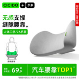 CICIDO夕多汽车腰靠腰部靠垫护腰枕薄款小靠枕开车用车载座椅靠背办公室腰托