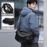 POLO单肩包男士大容量斜挎包12.9英寸iPad包多隔层休闲手机包运动挎包