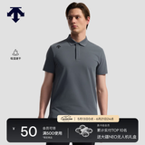 迪桑特（DESCENTE）TRAINING系列男士吸湿速干TOUGH短袖POLO衫新品 CC-炭灰色 XL (180/100A)
