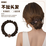 M2KA磨砂圆珠小肠发圈女韩系发绳高级感洋气皮筋不伤发无痕高弹力