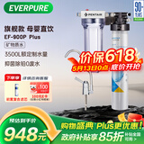 爱惠浦（Everpure） 家用矿物质厨下净水器 大流量0废水直饮 1.8L/分钟3500L处理量 EF-900P Plus