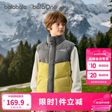 巴拉巴拉童装儿童马甲男童女童羽绒服外套2025新款冬装上衣保暖舒适百搭潮