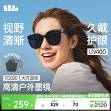 蕉下（beneunder）墨镜男女防晒太阳镜骑行眼镜开车墨镜方圆大框户外出游FD020