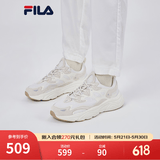 FILA斐乐女鞋跑步鞋情侣同款老爹鞋FILA MARS火星鞋男鞋休闲运动鞋 【男款】奶白/砂色-GS 40