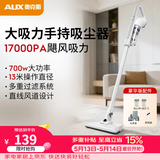 奥克斯（AUX）家用吸尘器手持地毯式低噪音小型迷你大功率强力吸尘器除尘机宠物家庭有线5米清洁猫狗毛发AXS-927 白色豪华版