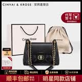 CinvaiKrose官方店小c&k包包女包2026新款女士单肩斜挎托特包生日礼物送女友 黑色Beige【节日送礼表白可代写心意贺卡】