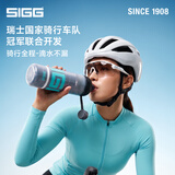 希格（SIGG）骑行水壶瑞士国家骑行队专用水杯双层保温运动水壶跑步运动水杯 双层松石绿-650ml