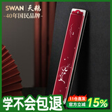 天鹅（SWAN）24孔复音口琴高级成人初学者专业演奏口琴C调国风设计（红色）