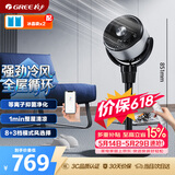 格力（GREE）【冷风循环】空气循环扇空调扇WiFi遥控摇头落地扇净化等离子除菌净化 KSZ-03X60DgZ