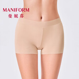 曼妮芬（Maniform）曼妮芬安全裤无痕中腰蕾丝平角内裤女底裤打底防走光短裤