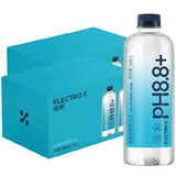 粒刻（ELECTRO X）天然苏打水pH8.8弱碱性0糖580ML*20瓶*2箱