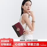 金利来女包单肩包女链条斜挎包印花小方包 520礼物送女朋友