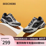斯凯奇（Skechers）夏季男鞋厚底增高老爹鞋软底舒适休闲鞋百搭运动鞋237145