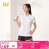361°t恤女夏季新款运动polo衫速干休闲跑步健身短袖上衣662624111H-1