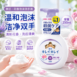 狮王（Lion）泡沫洗手液滋润温和易冲洗儿童成人通用原装进口250ml花香型