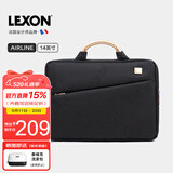 乐上（LEXON）商务超薄电脑包女双层手提笔记本14英寸公文包内胆包情人节礼物