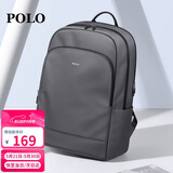 POLO双肩包男士大容量背包旅行学生书包16/17.3英寸电脑包商务出差包