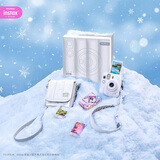 INSTAX富士instax立拍立得 一次成像相机 mini13漂浮记忆礼盒 奶霜白 含10张幻梦银河相纸